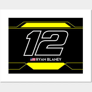 Ryan Blaney #12 2023 NASCAR Design Posters and Art